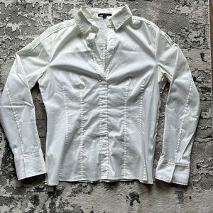 Hugo Boss button down with side zippers!